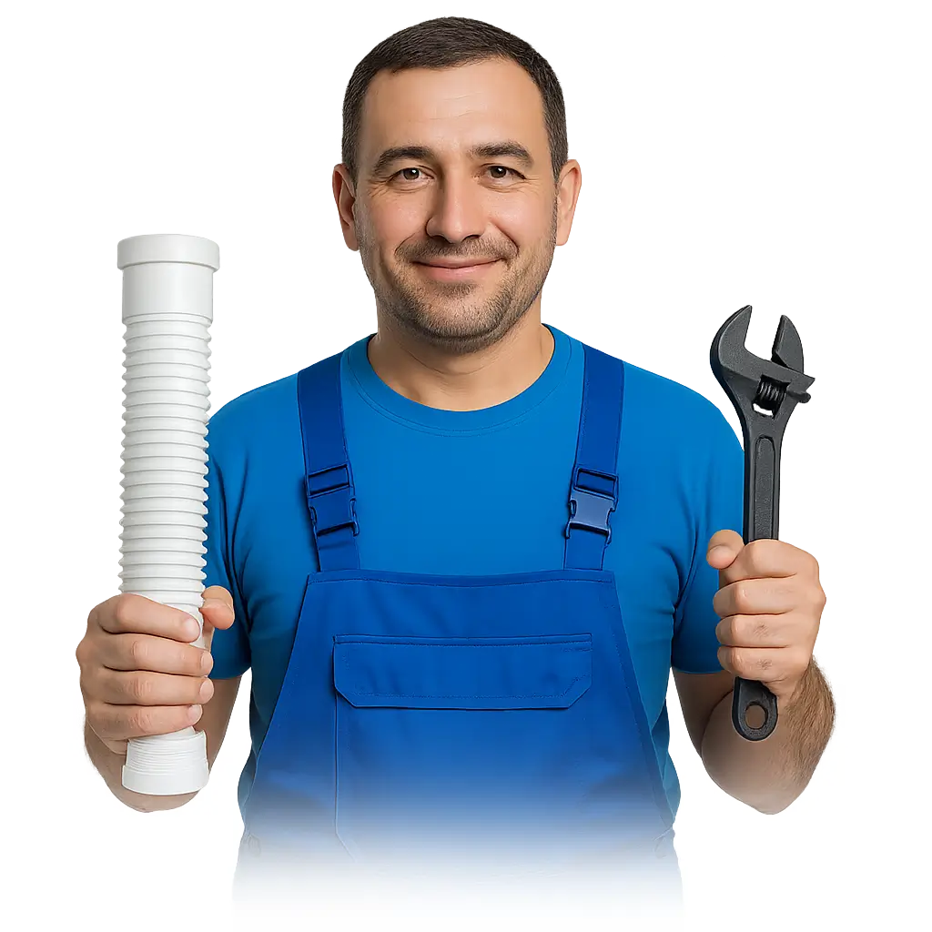 Замена гофры унитаза