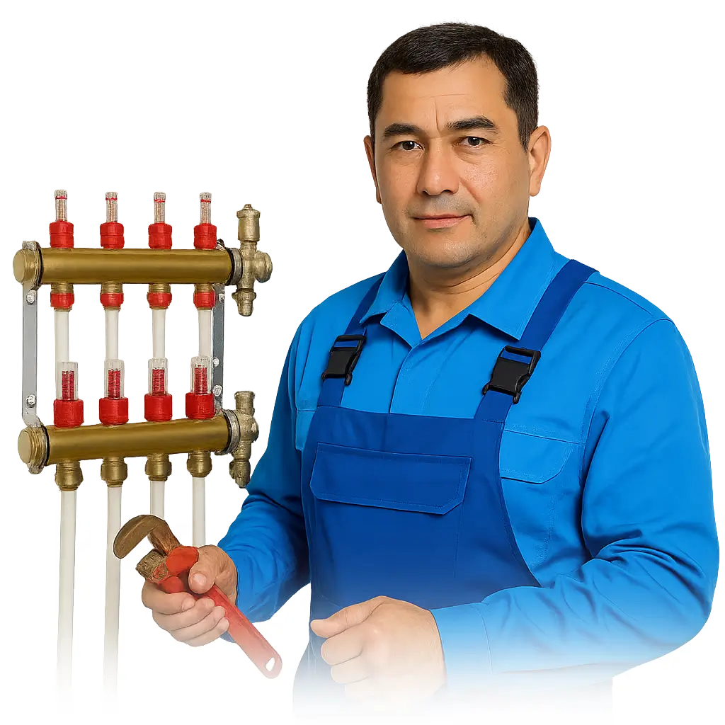 Монтаж коллекторных узлов