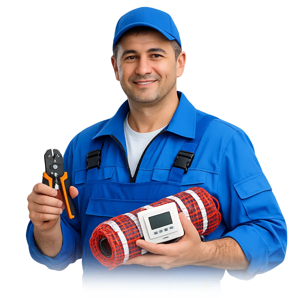 Монтаж электрического теплого пола Ташкент