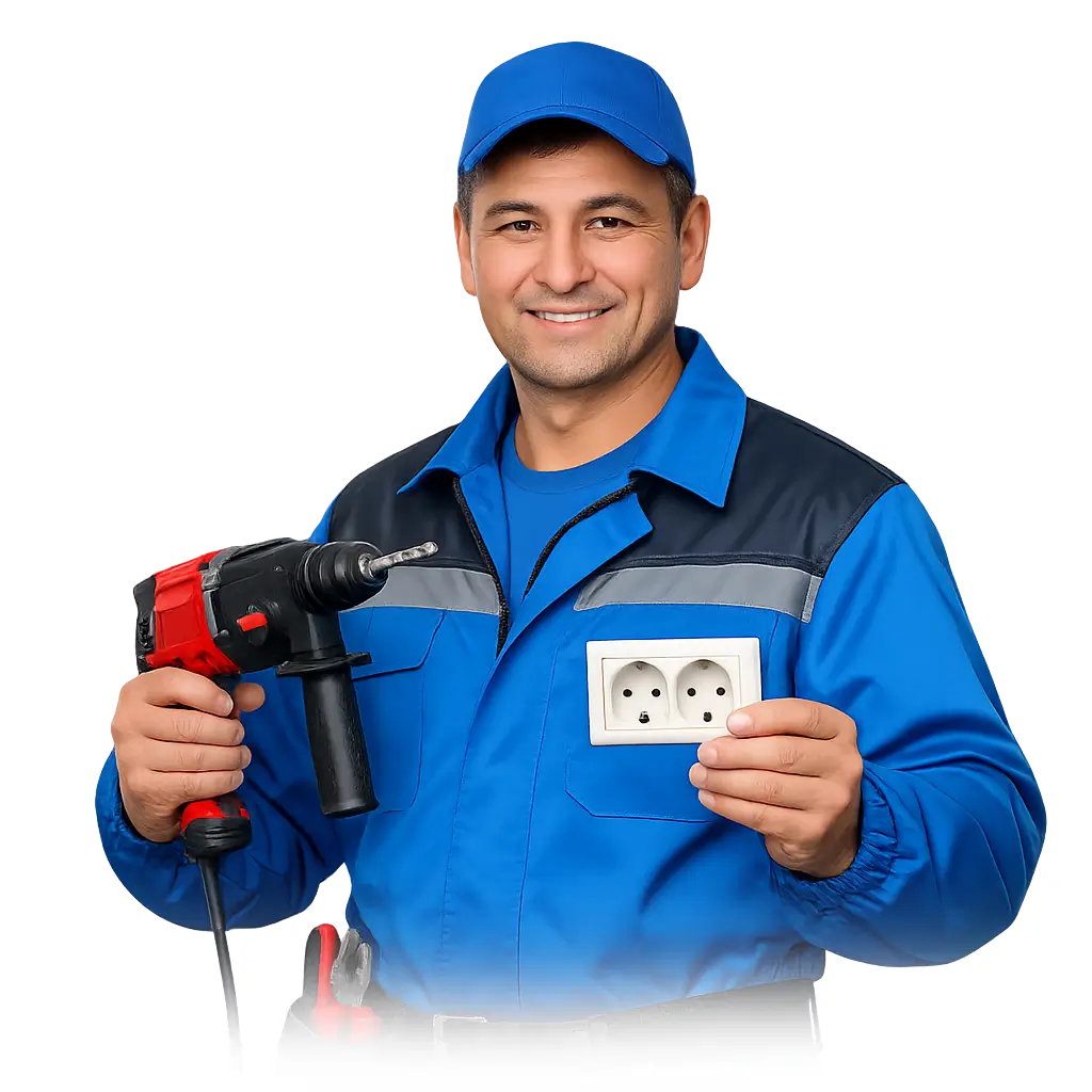 Установка розеток Ташкент