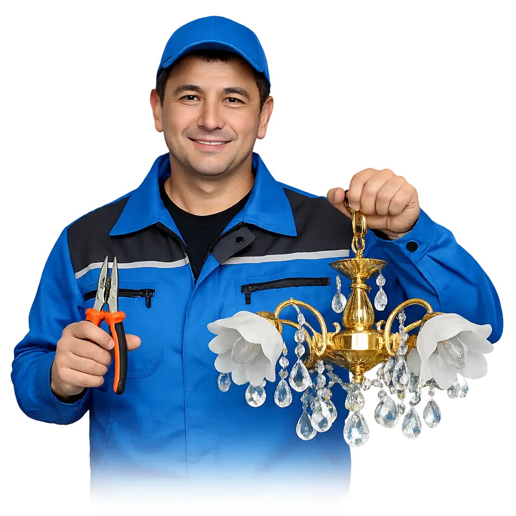 Установка люстр Ташкент