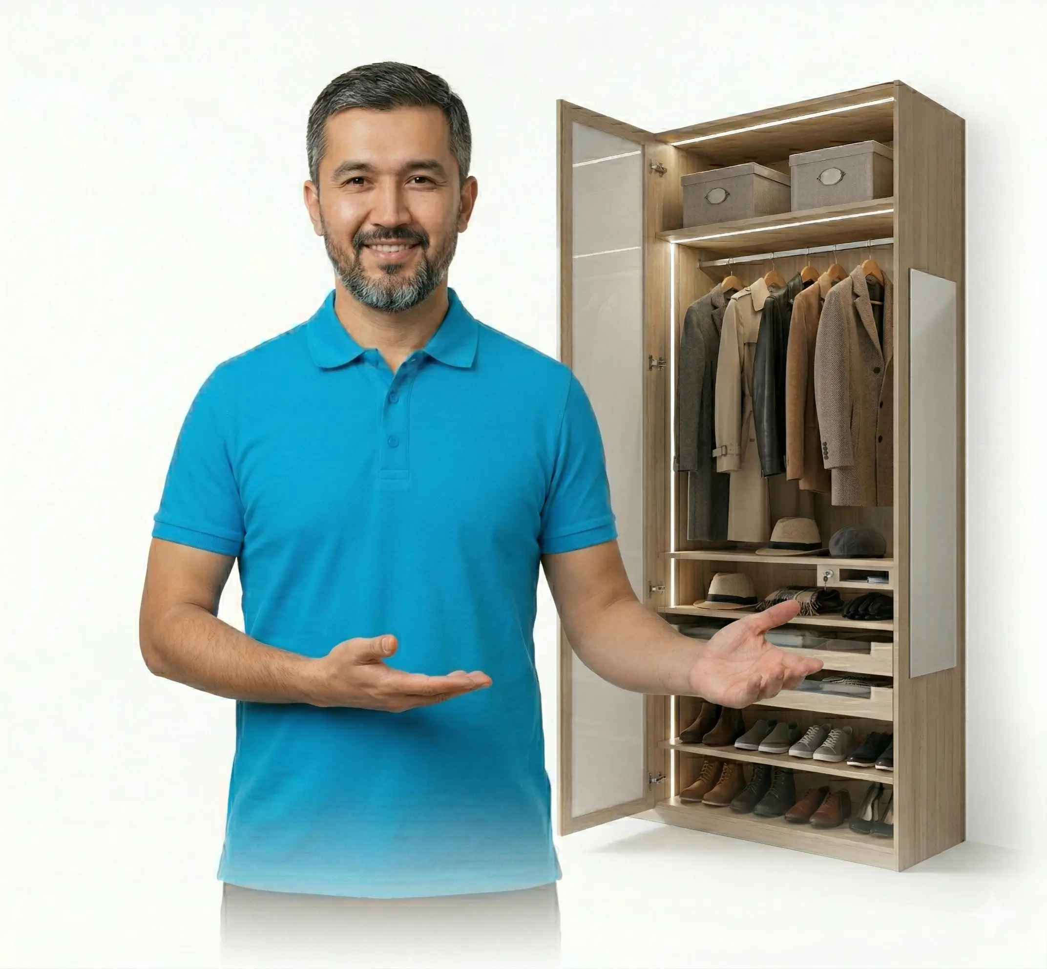 Встроенный шкаф в прихожую