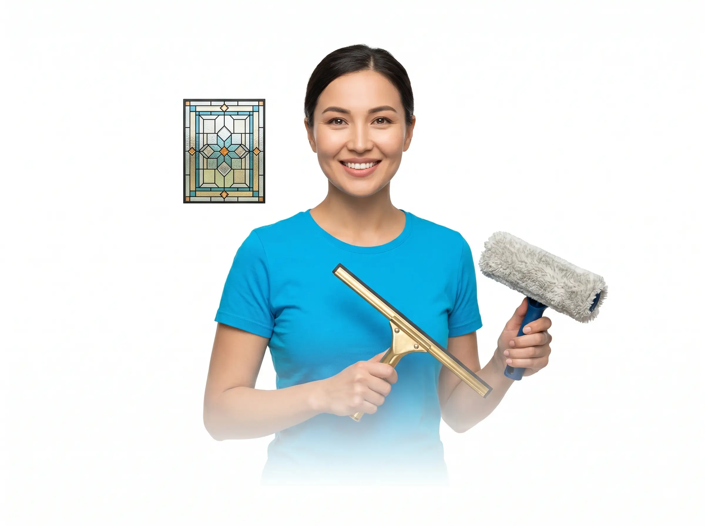 Мойка витражей