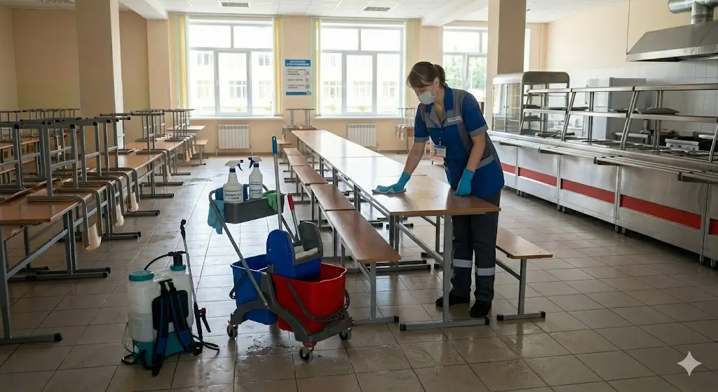 Уборка столовых