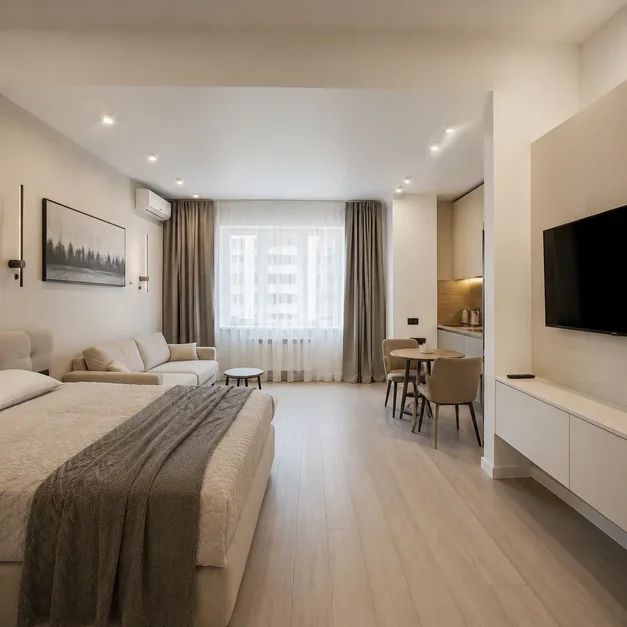 Обновление студии 35 м² в ЖК «Tashkent City»